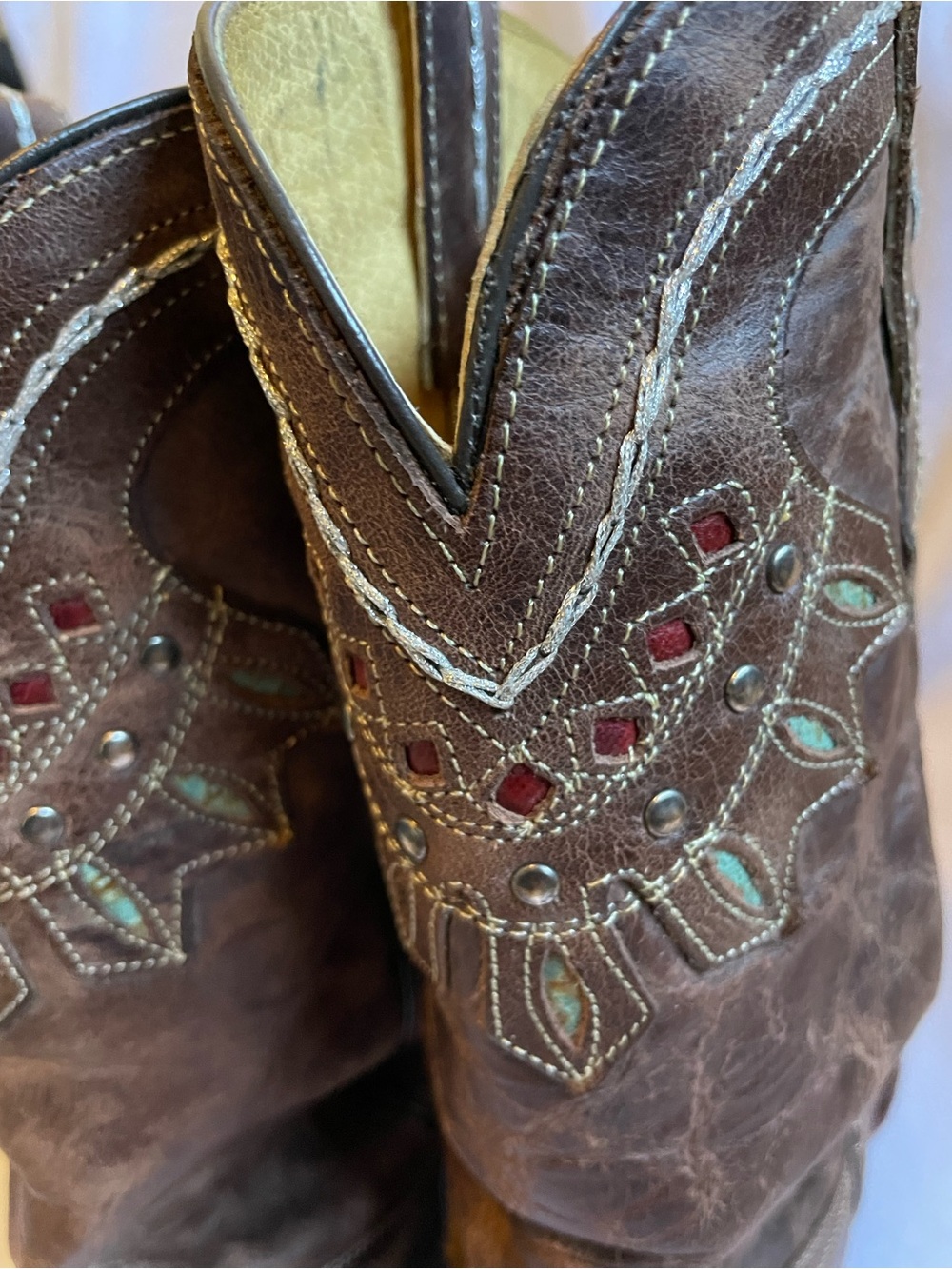 Tony Lama Leather Cowgirl Boots! - Picture 13 of 15